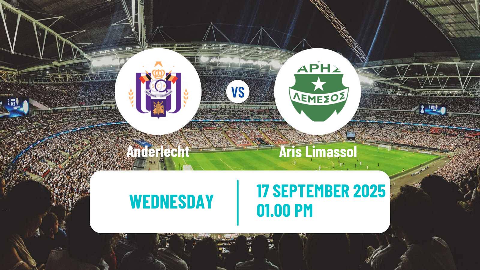 Soccer UEFA Europa Cup Women Anderlecht - Aris Limassol