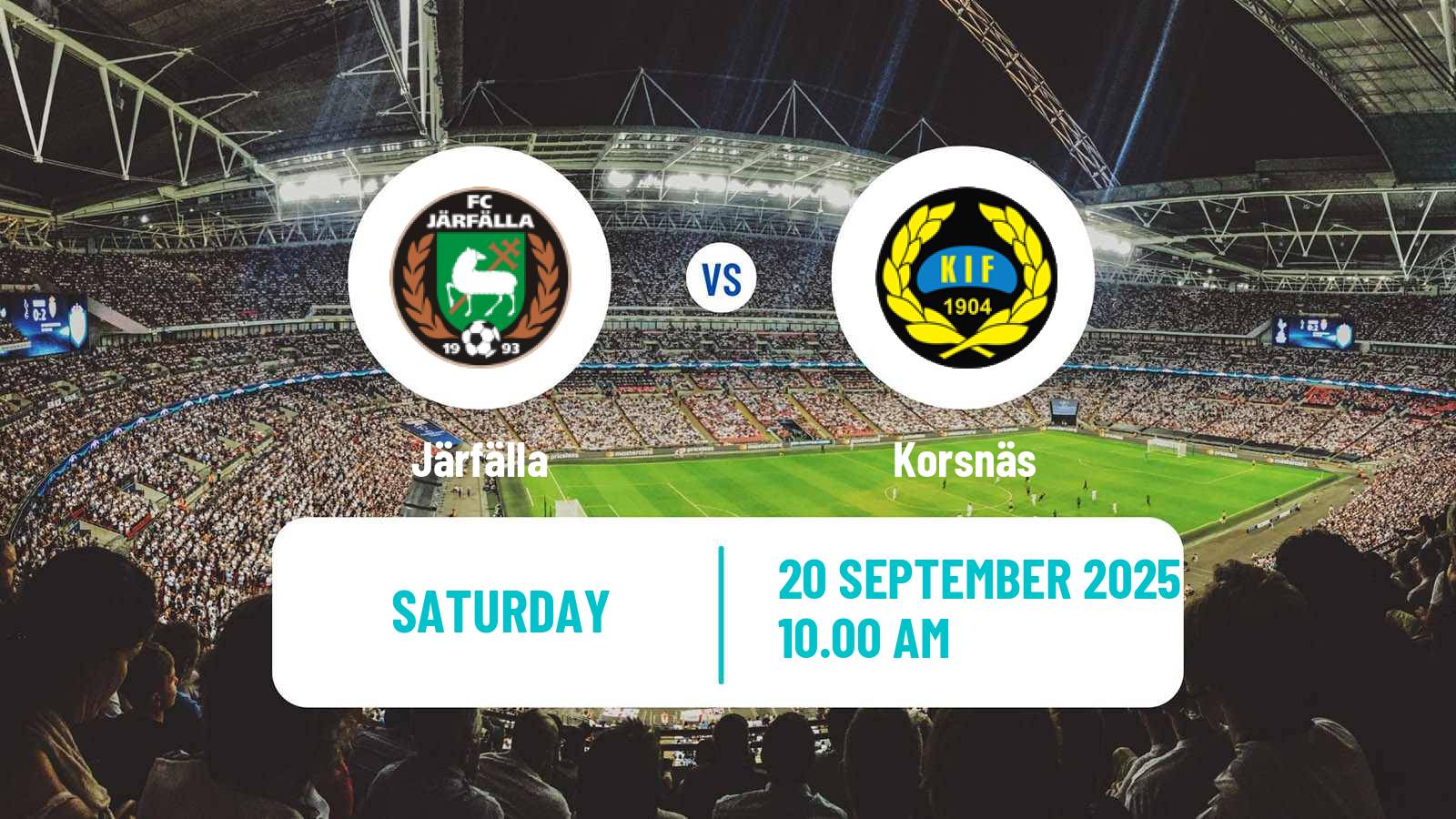 Football Swedish Division 2 - Norra Svealand Järfälla - Korsnäs