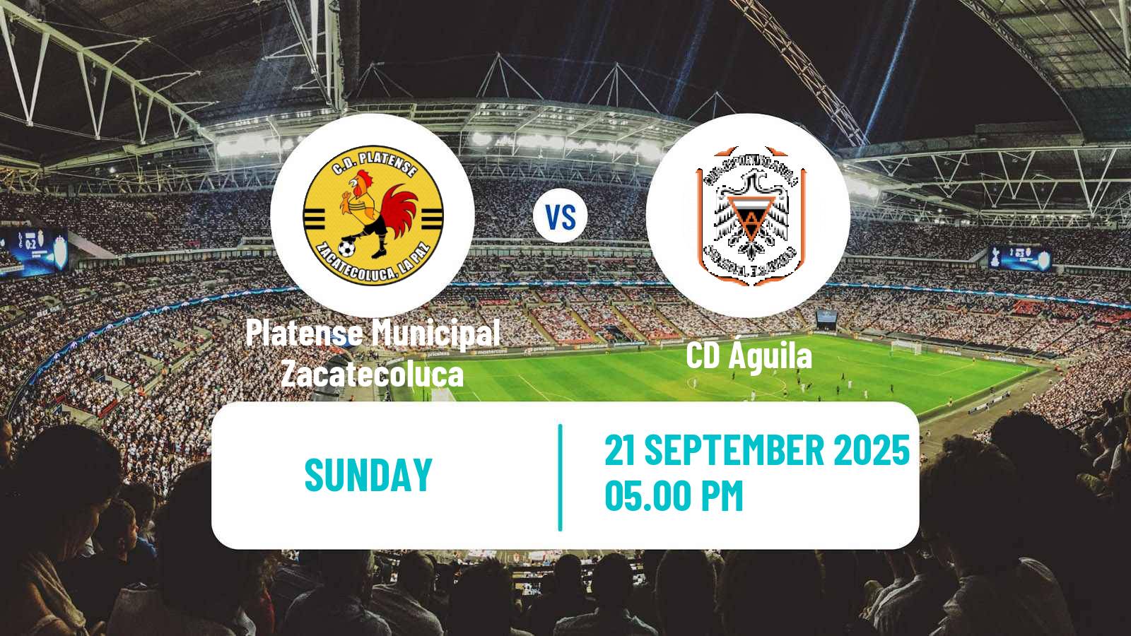 Football El Salvador Primera Division Platense Municipal Zacatecoluca - Águila