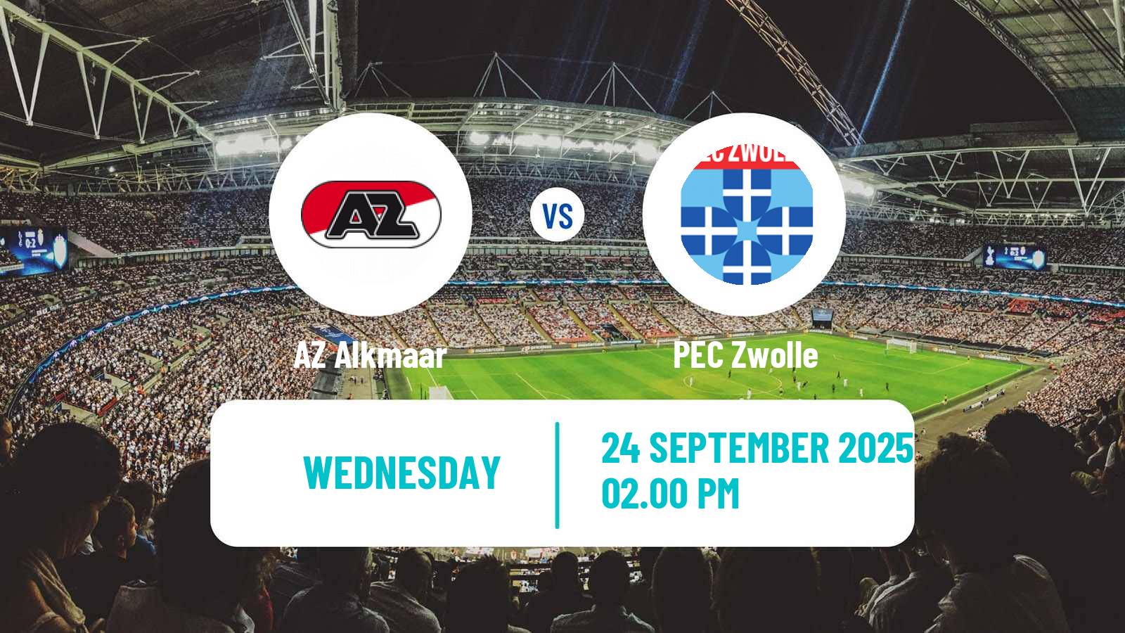 Football Dutch Eredivisie AZ Alkmaar - Zwolle