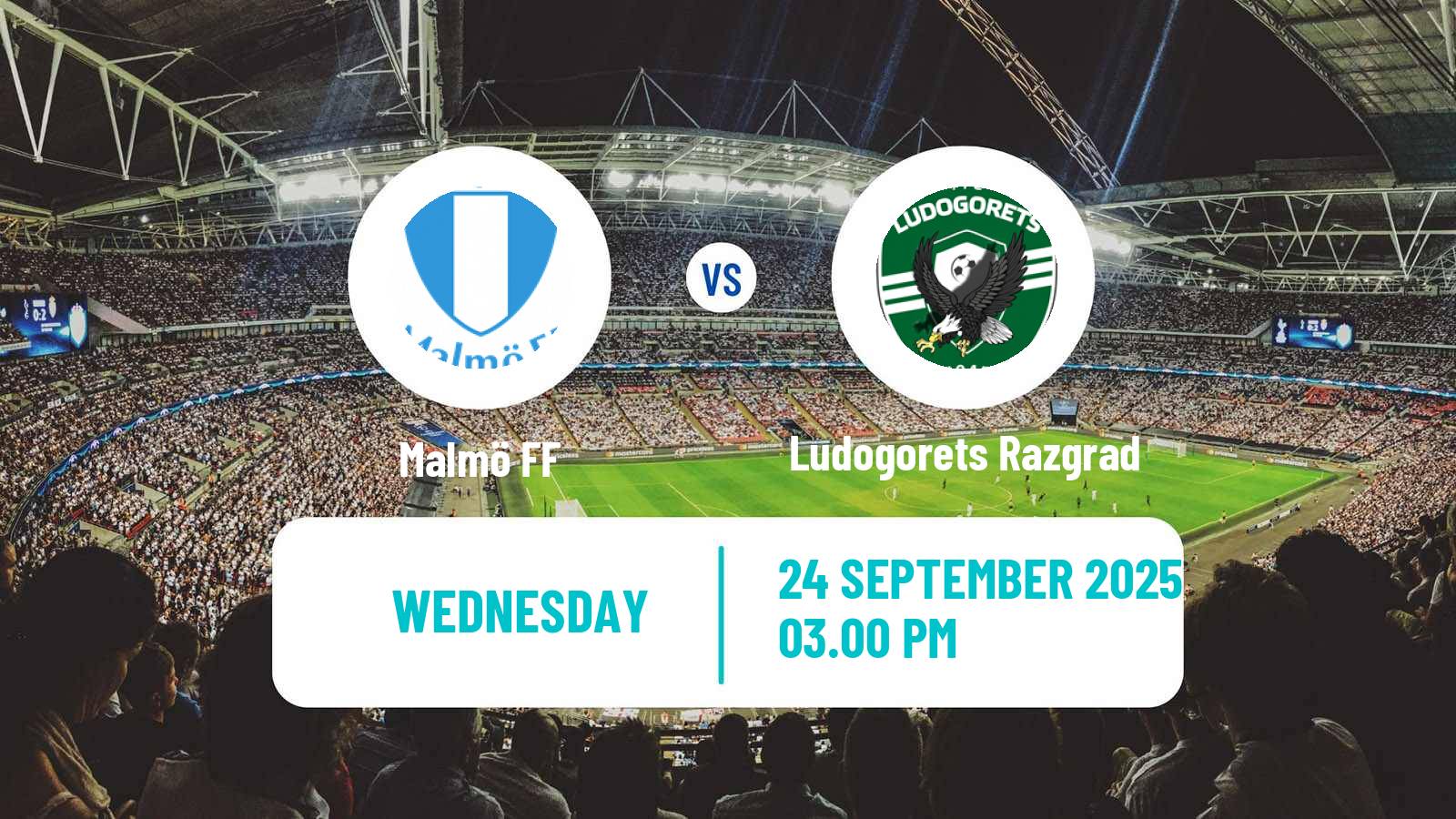 Football UEFA Europa League Malmö - Ludogorets Razgrad