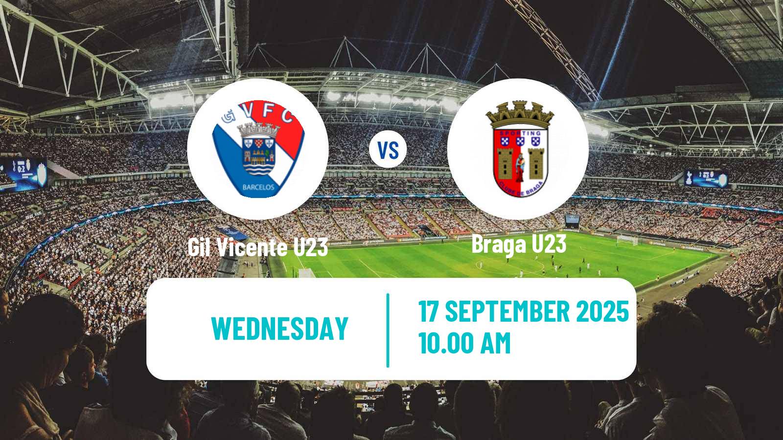 Football Portuguese Liga Revelacao U23 Gil Vicente U23 - Braga U23