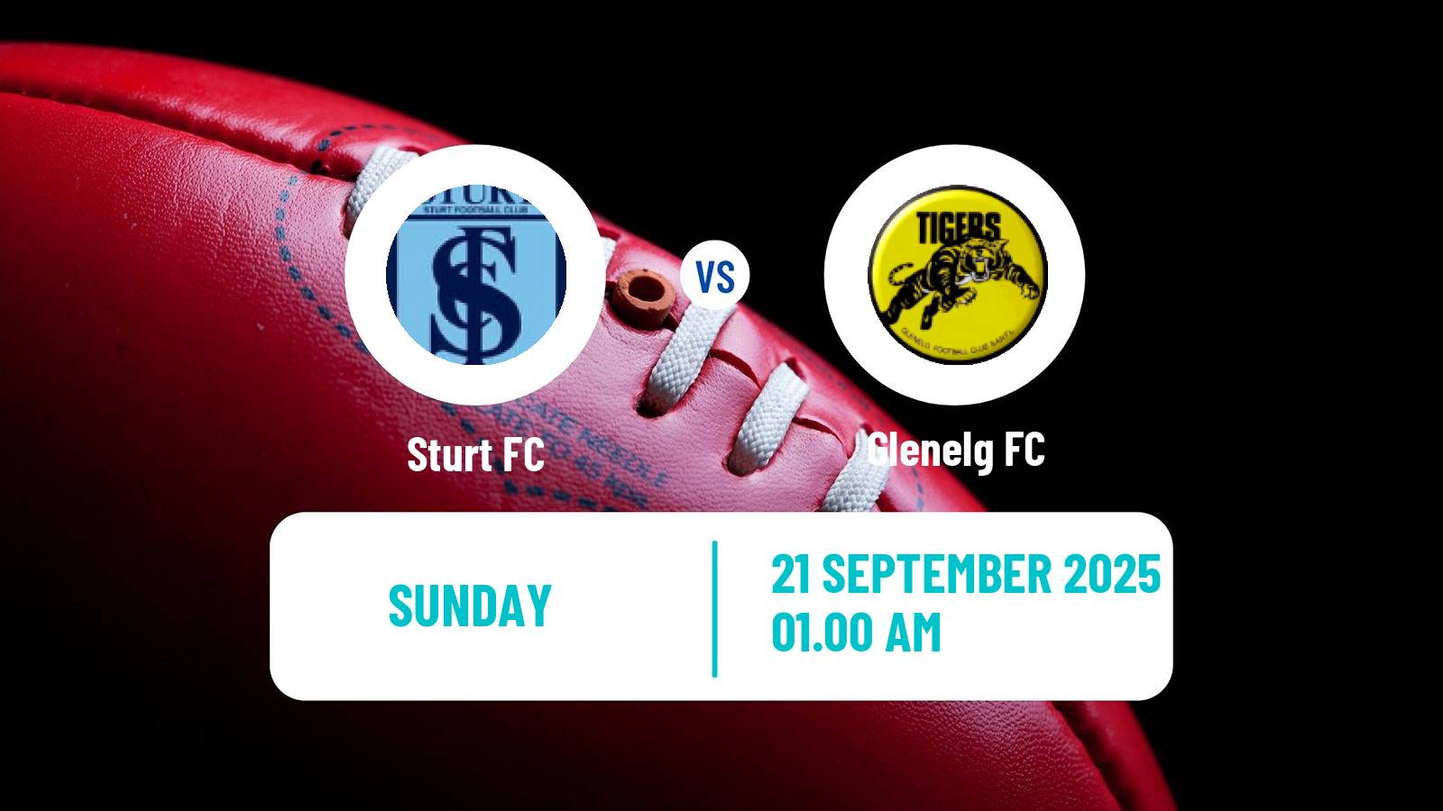 Aussie rules SANFL Sturt - Glenelg