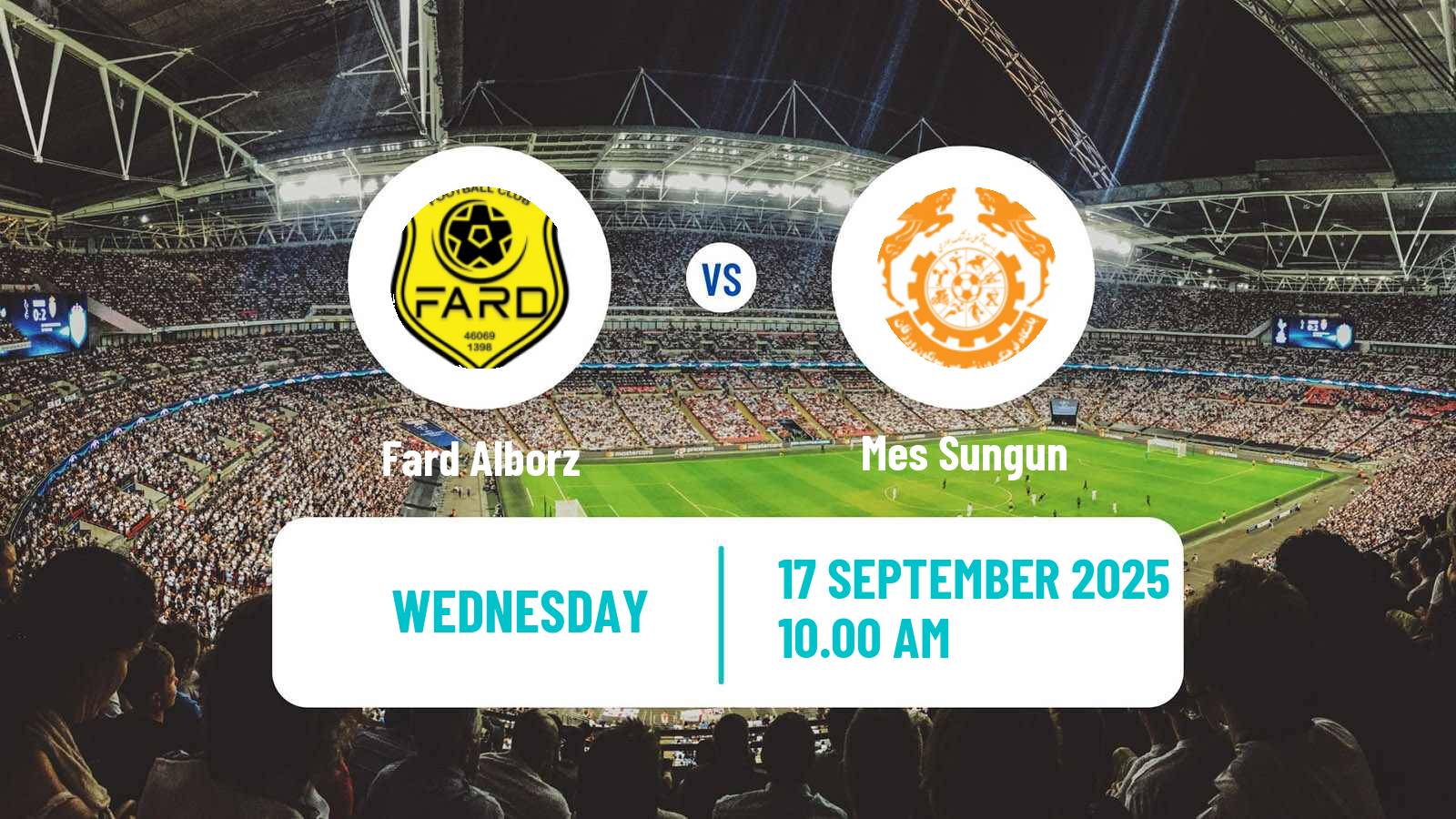 Football Iran Division 1 Fard Alborz - Mes Sungun