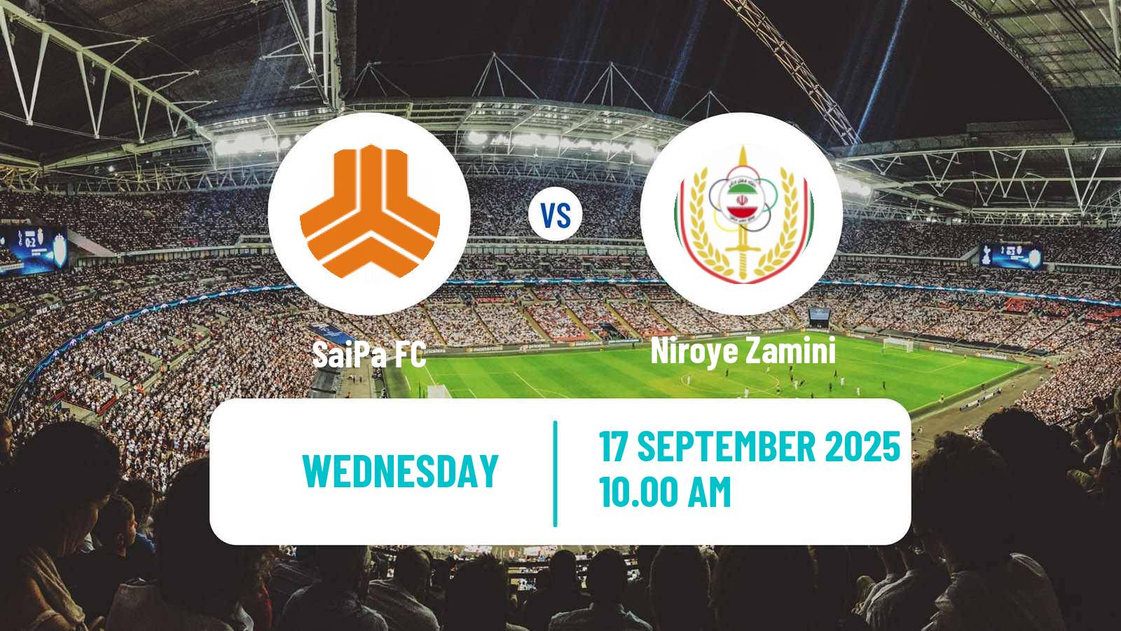 Football Iran Division 1 SaiPa - Niroye Zamini