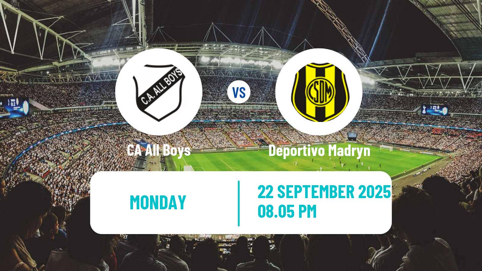 Football Argentinian Primera Nacional All Boys - Deportivo Madryn