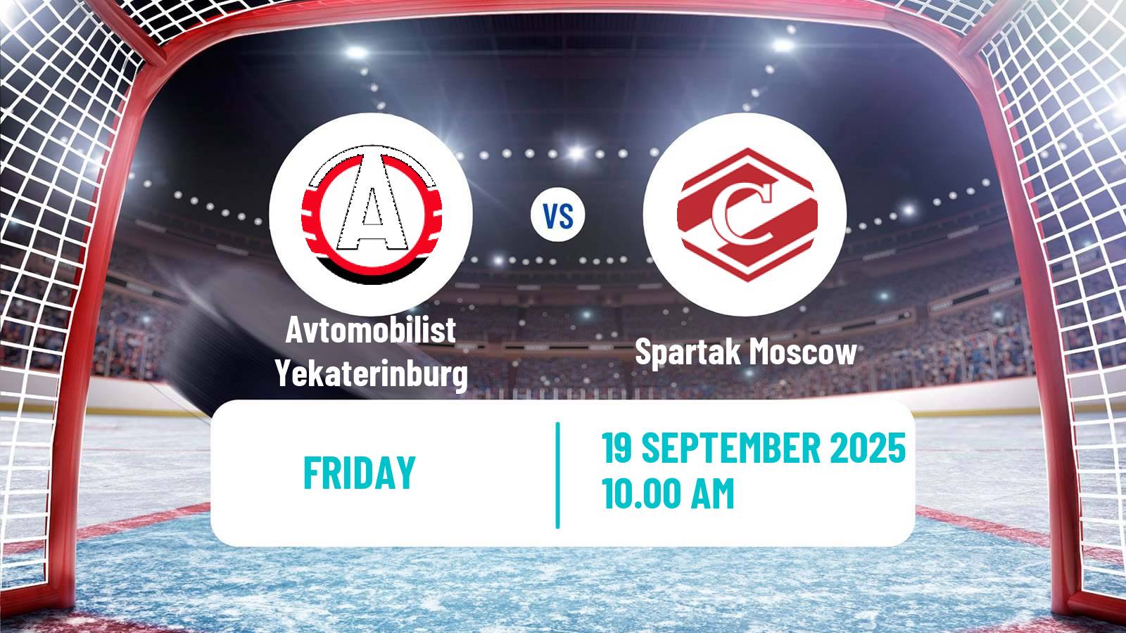 Hockey KHL Avtomobilist Yekaterinburg - Spartak Moscow
