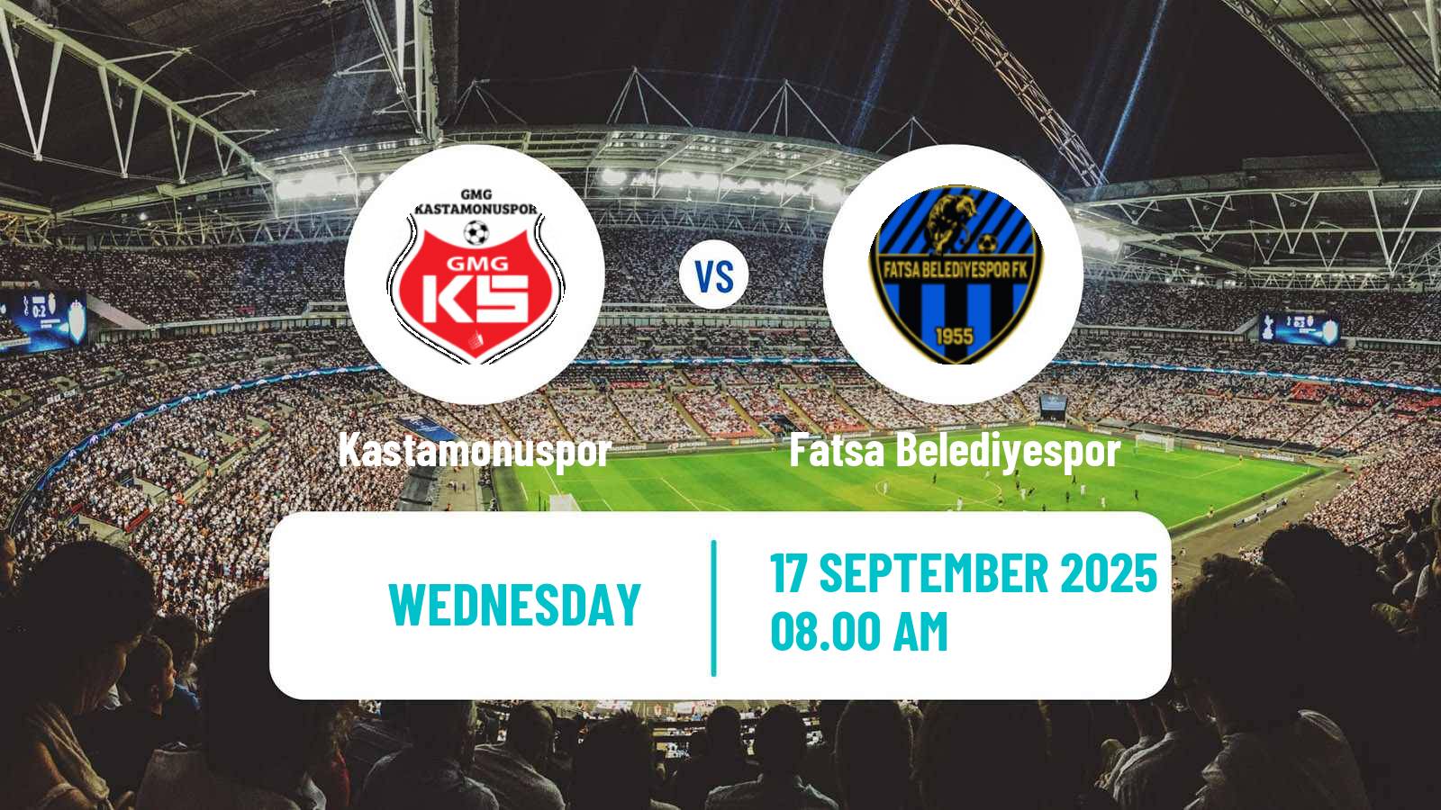 Football Turkish Cup Kastamonuspor - Fatsa Belediyespor