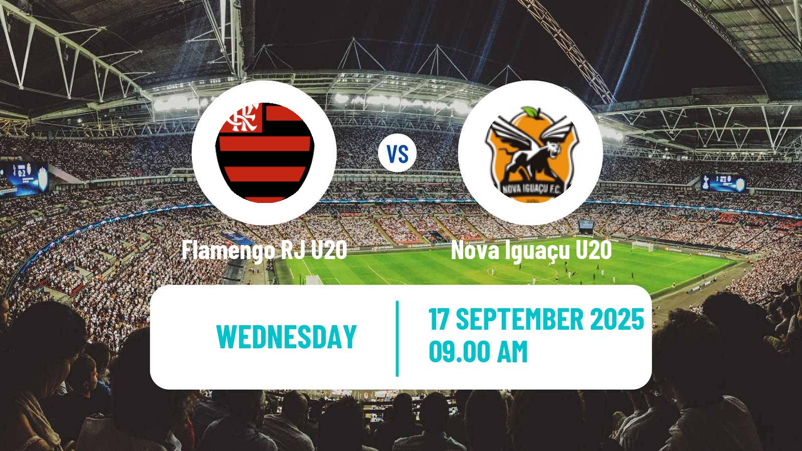 Football Brazilian Carioca U20 Flamengo RJ U20 - Nova Iguaçu U20