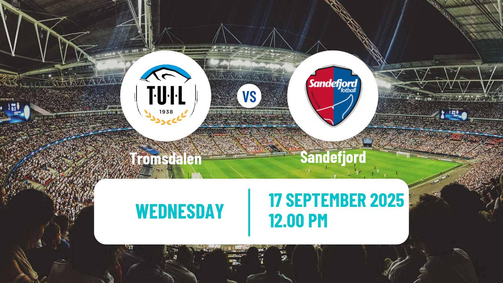 Football Norwegian NM Cup Tromsdalen - Sandefjord