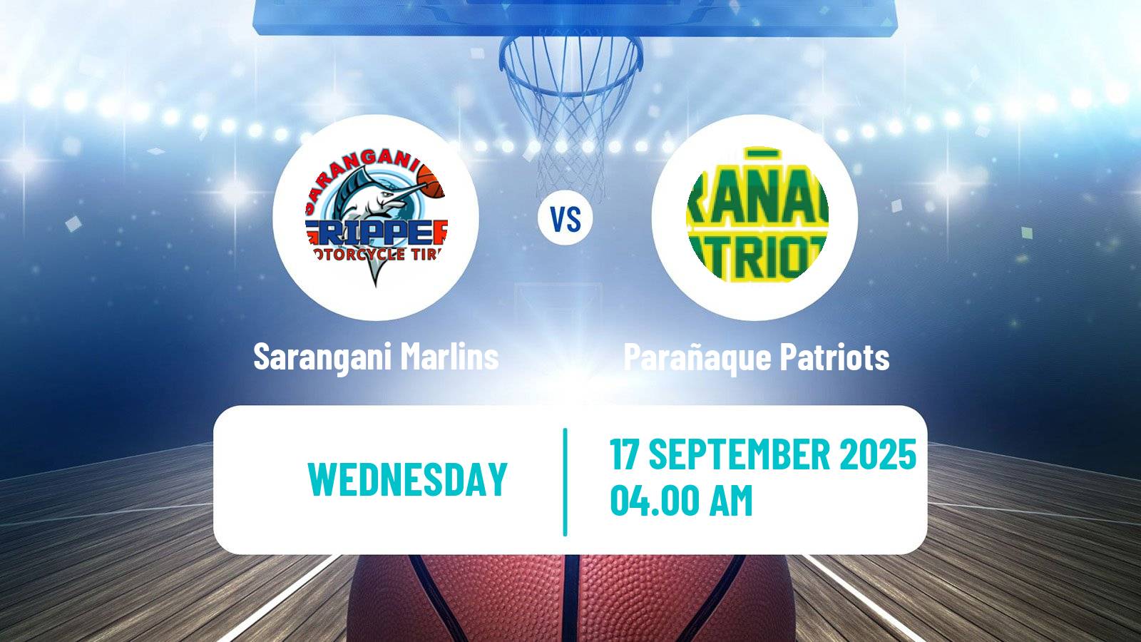 Basketball Philippines MBPL  Sarangani Marlins - Parañaque Patriots