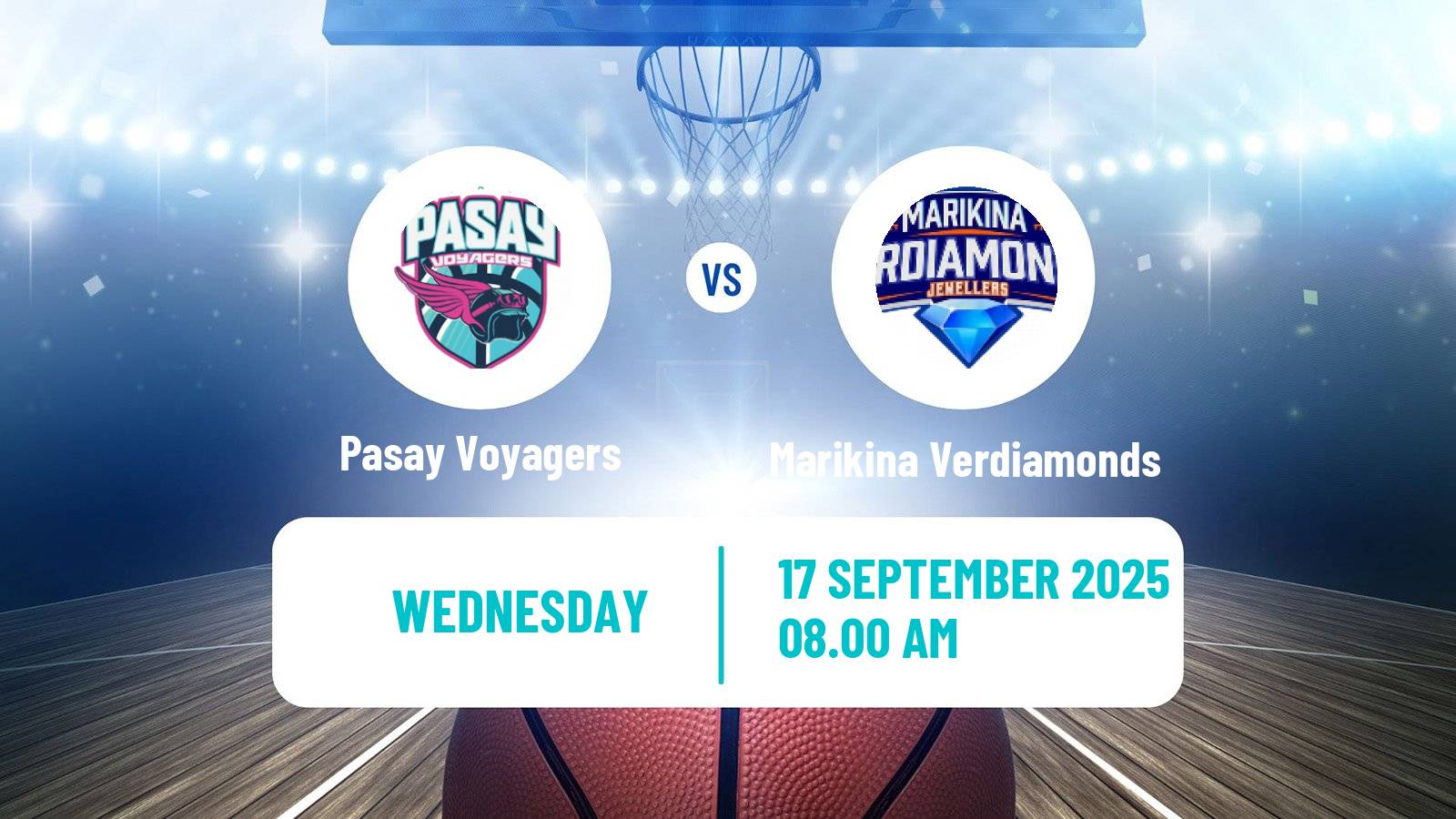 Basketball Philippines MBPL  Pasay Voyagers - Marikina Verdiamonds