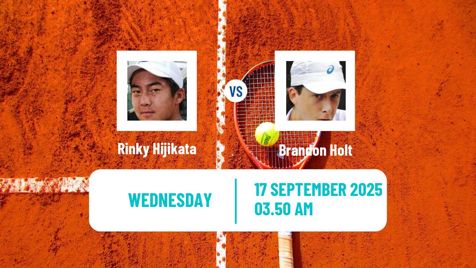 Tennis ATP Hangzhou Rinky Hijikata - Brandon Holt