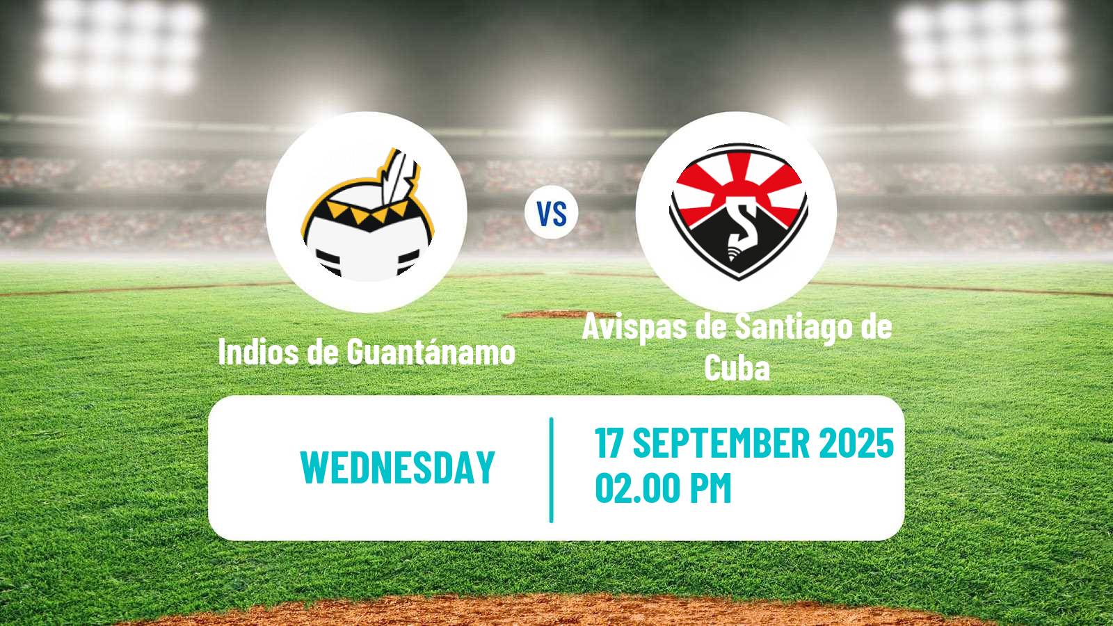 Baseball Cuba Serie Nacional Baseball Indios de Guantánamo - Avispas de Santiago de Cuba