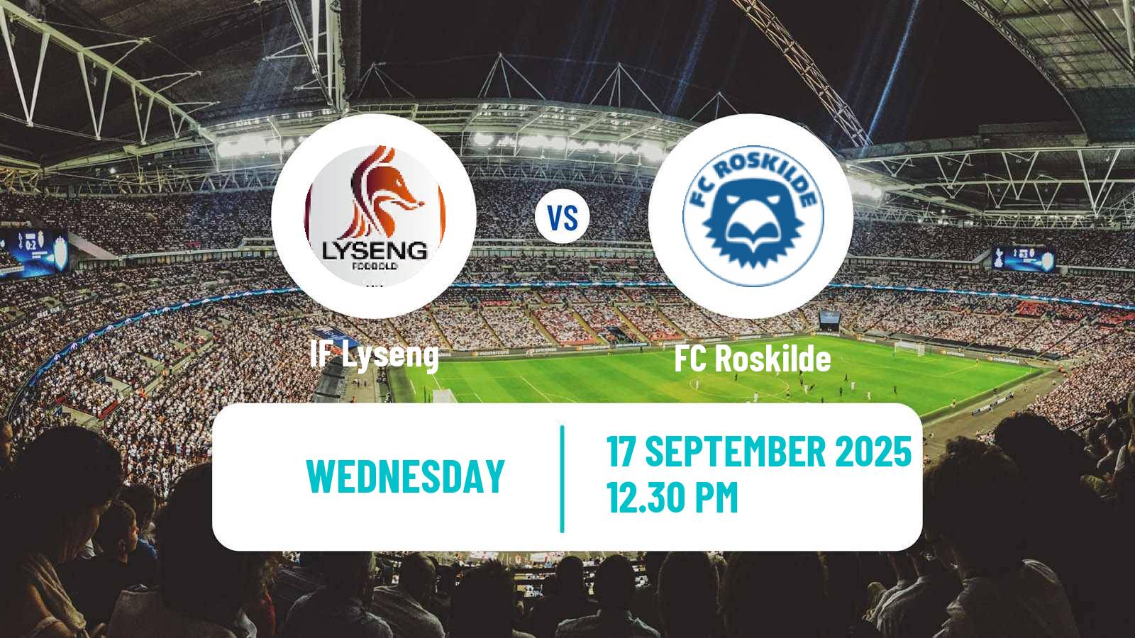 Football Danish Landspokal Cup Lyseng - Roskilde