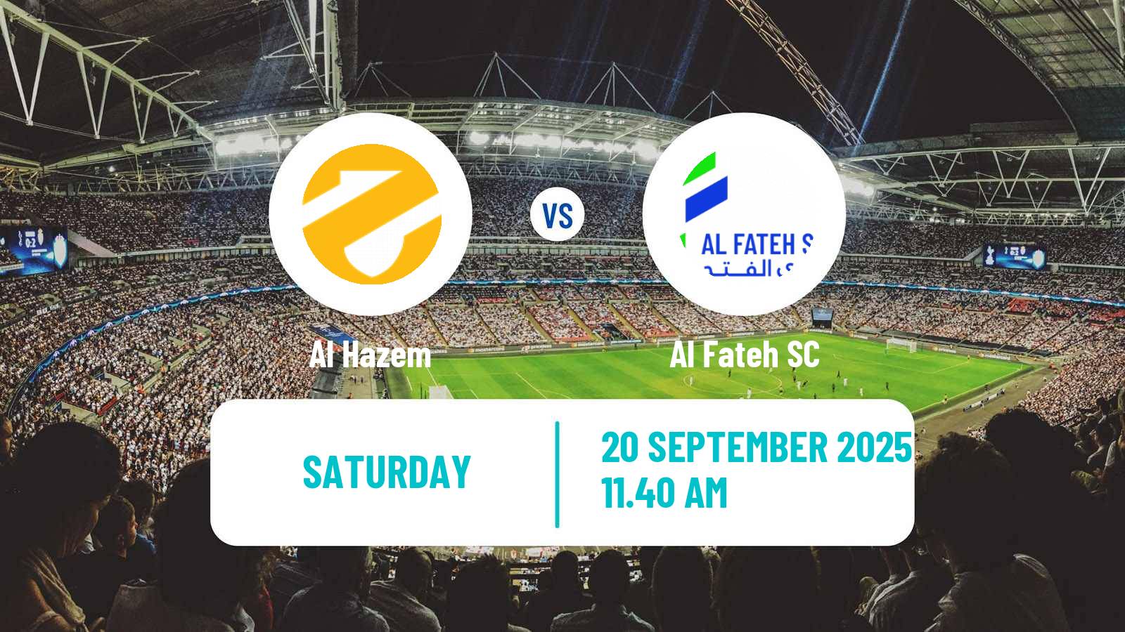 Football Saudi Professional League Al Hazem - Al Fateh