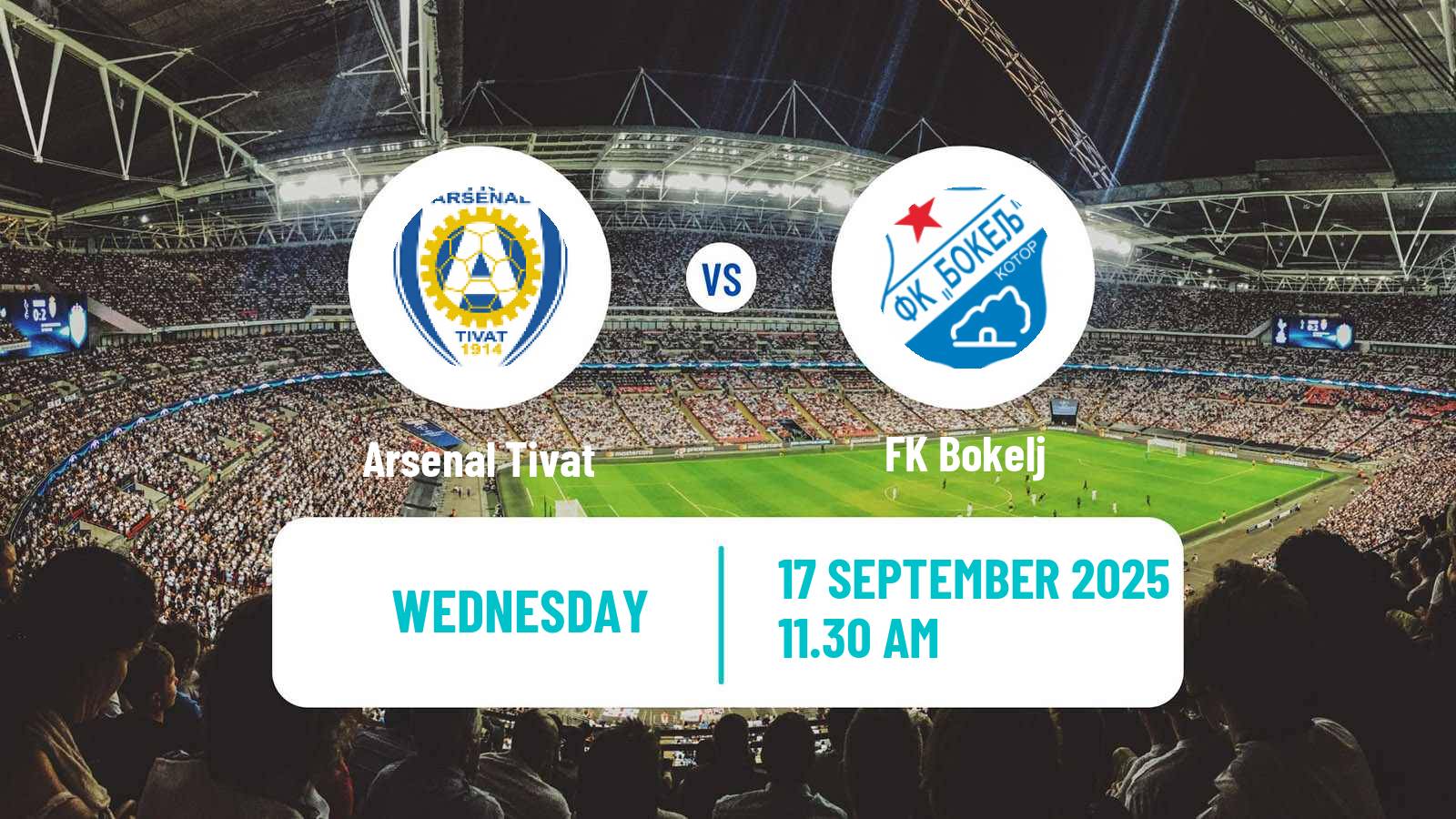 Football Montenegrin First League Arsenal Tivat - Bokelj