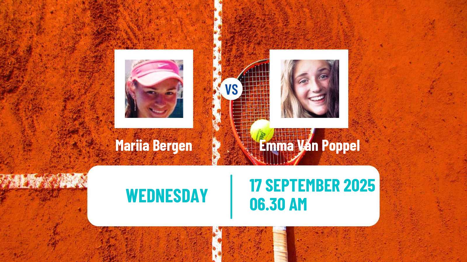 Tennis ITF W15 Kayseri 9 Women Mariia Bergen - Emma Van Poppel