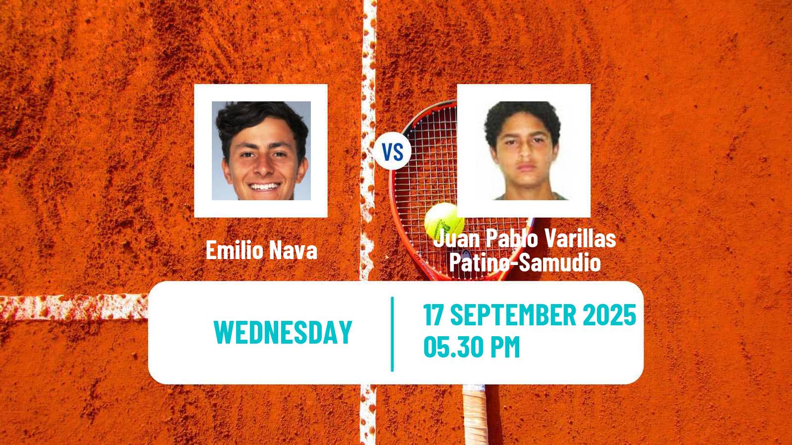 Tennis Villa Maria Challenger Men Emilio Nava - Juan Pablo Varillas Patino-Samudio