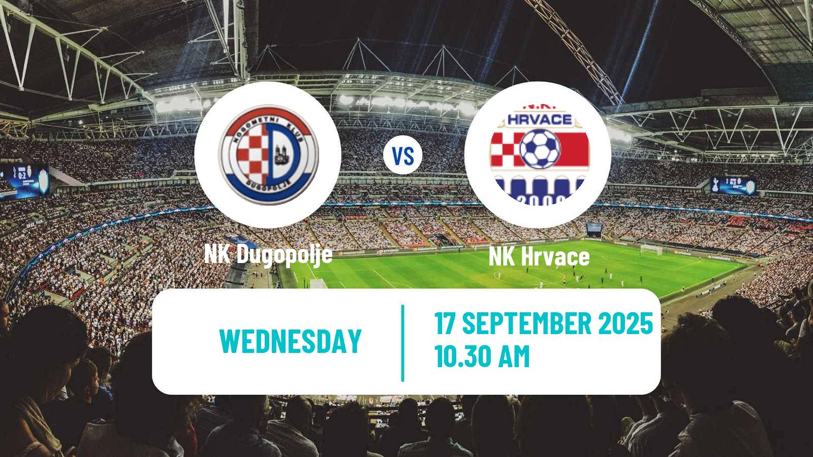Football Croatian Prva NL Dugopolje - Hrvace