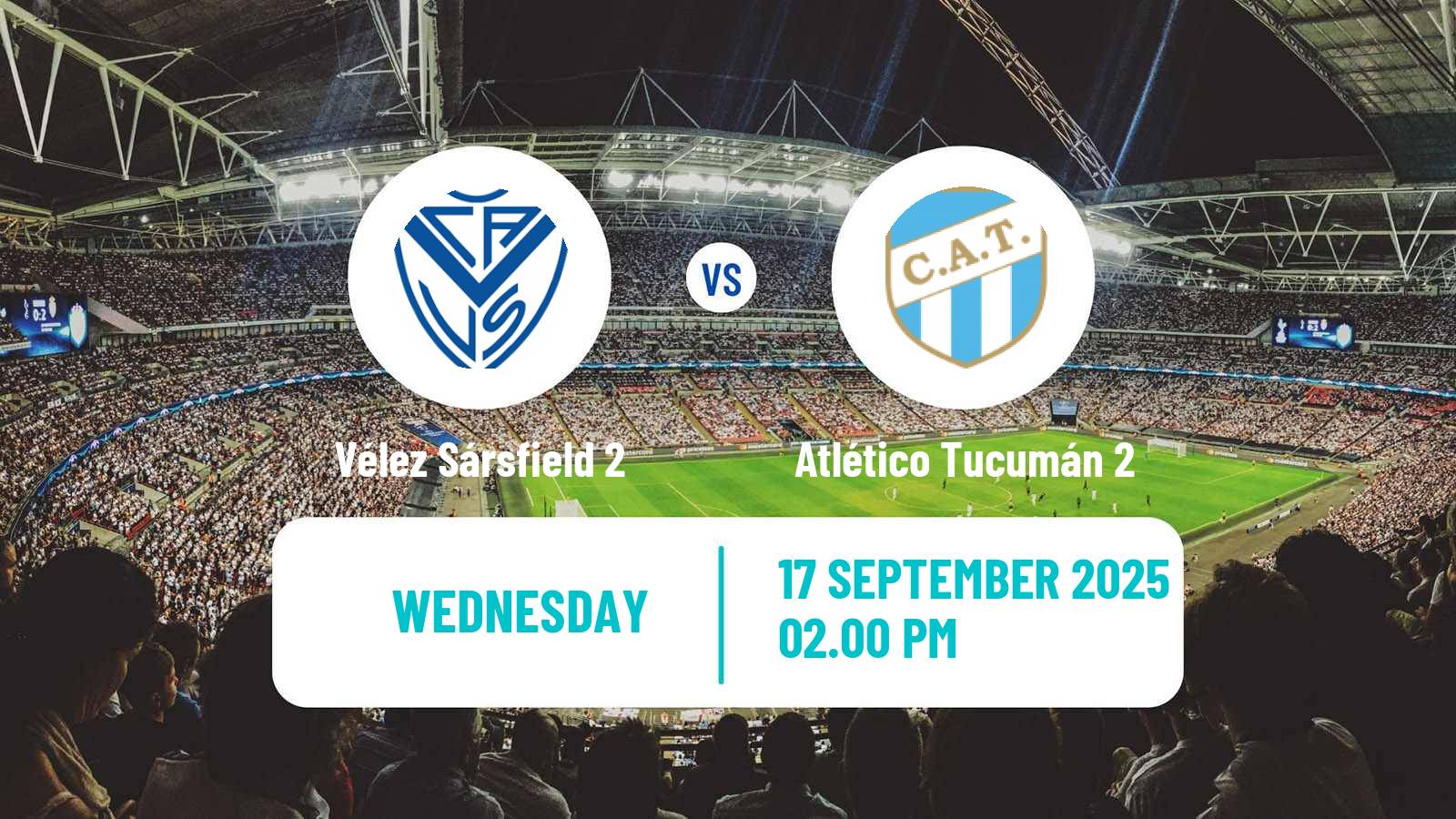 Football Argentinian Reserve League Vélez Sársfield 2 - Atlético Tucumán 2