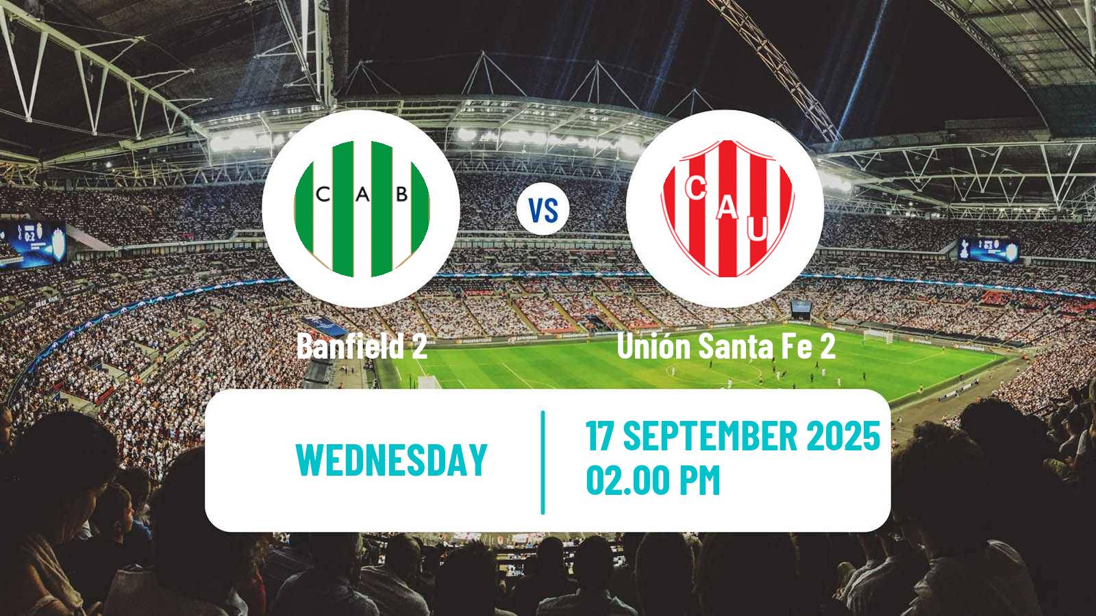 Football Argentinian Reserve League Banfield 2 - Unión Santa Fe 2
