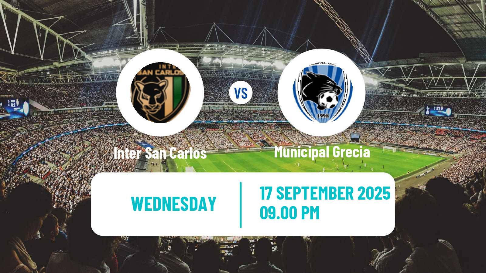 Football Costa Rican Liga de Ascenso Inter San Carlos - Municipal Grecia