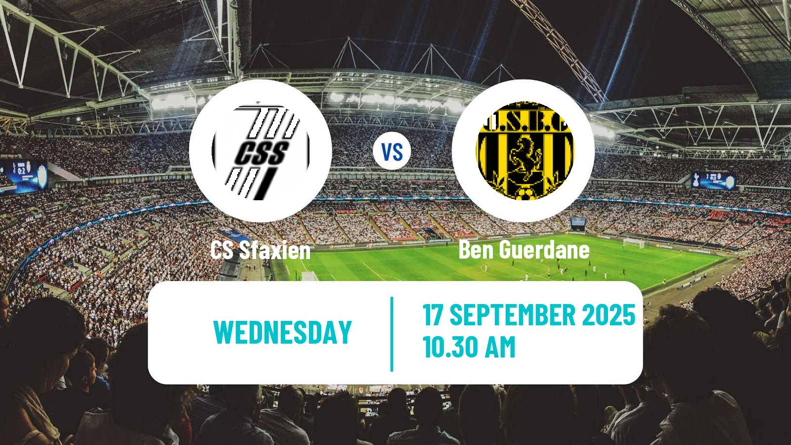 Football Tunisian Ligue Professionnelle 1 Sfaxien - Ben Guerdane