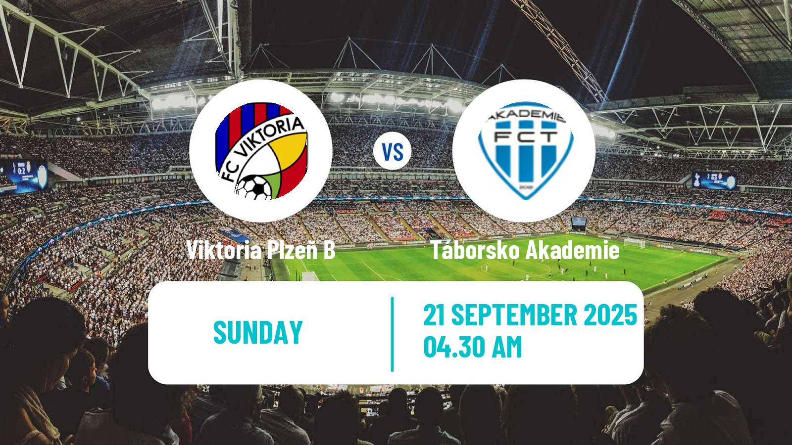 Football Czech CFL Group A Viktoria Plzeň B - Táborsko Akademie