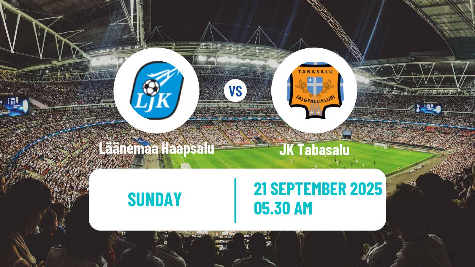 Football Estonian Esiliiga B Läänemaa Haapsalu - Tabasalu