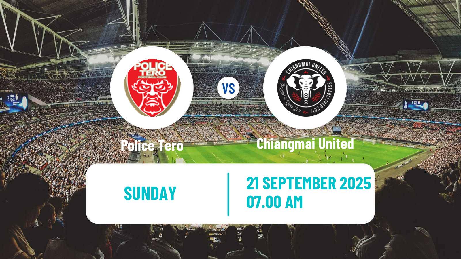 Football Thai League 2 Police Tero - Chiangmai United
