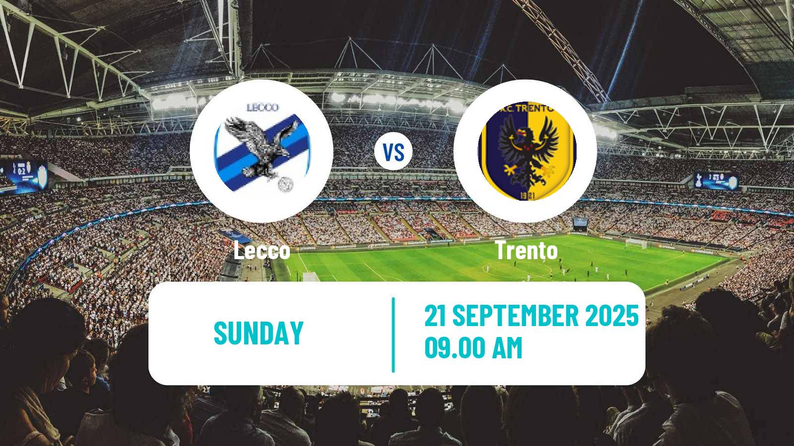Football Italian Serie C Group A Lecco - Trento