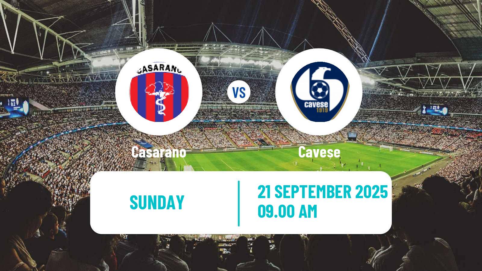 Football Italian Serie C Group C Casarano - Cavese