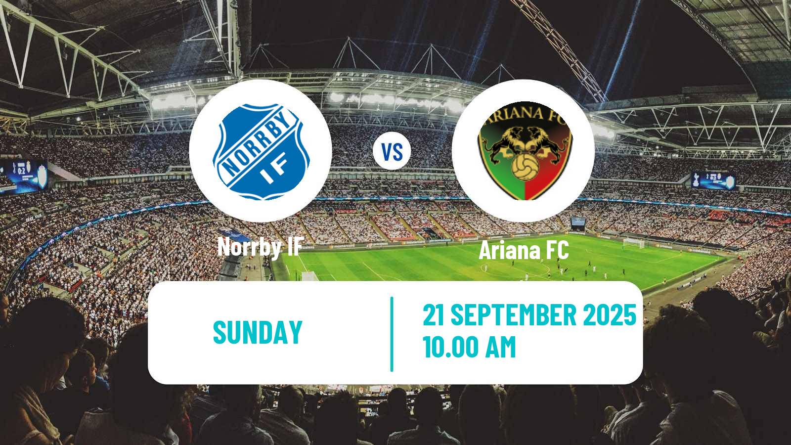 Football Swedish Division 1 Södra Norrby - Ariana
