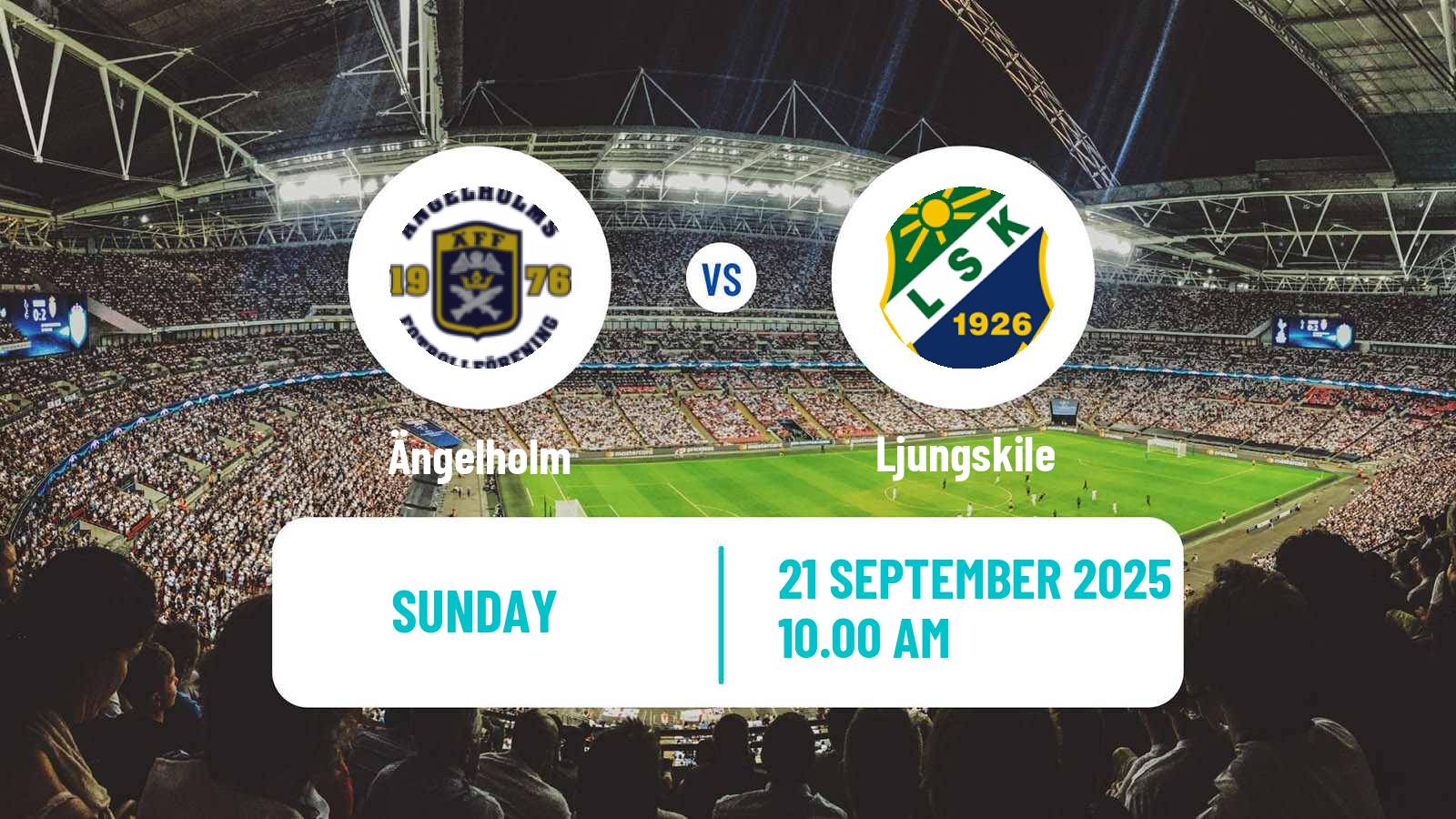 Football Swedish Division 1 Södra Ängelholm - Ljungskile