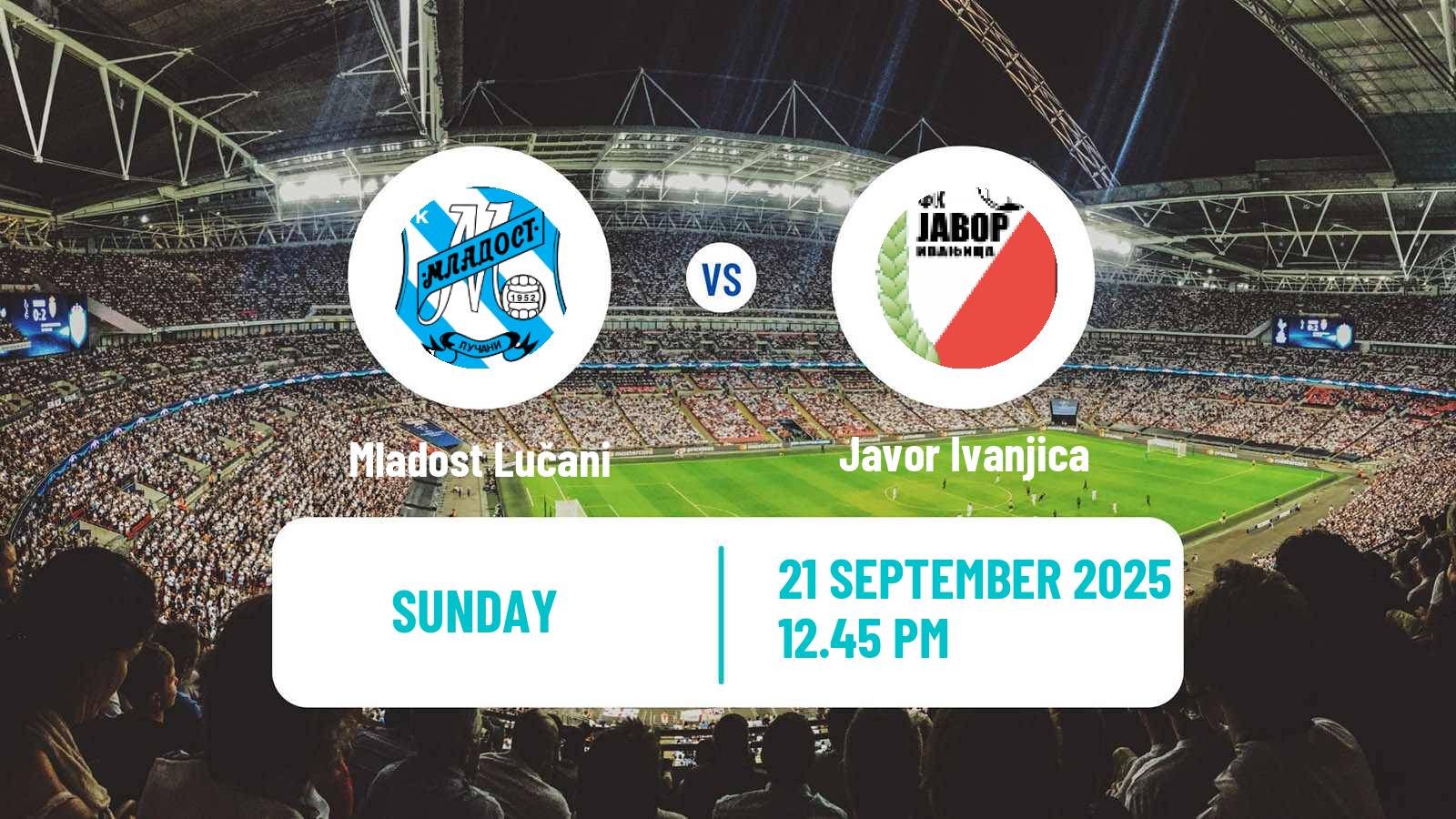 Football Serbian Superliga Mladost Lučani - Javor Ivanjica