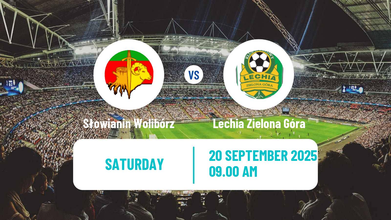 Football Polish Division 3 - Group III Słowianin Wolibórz - Lechia Zielona Góra
