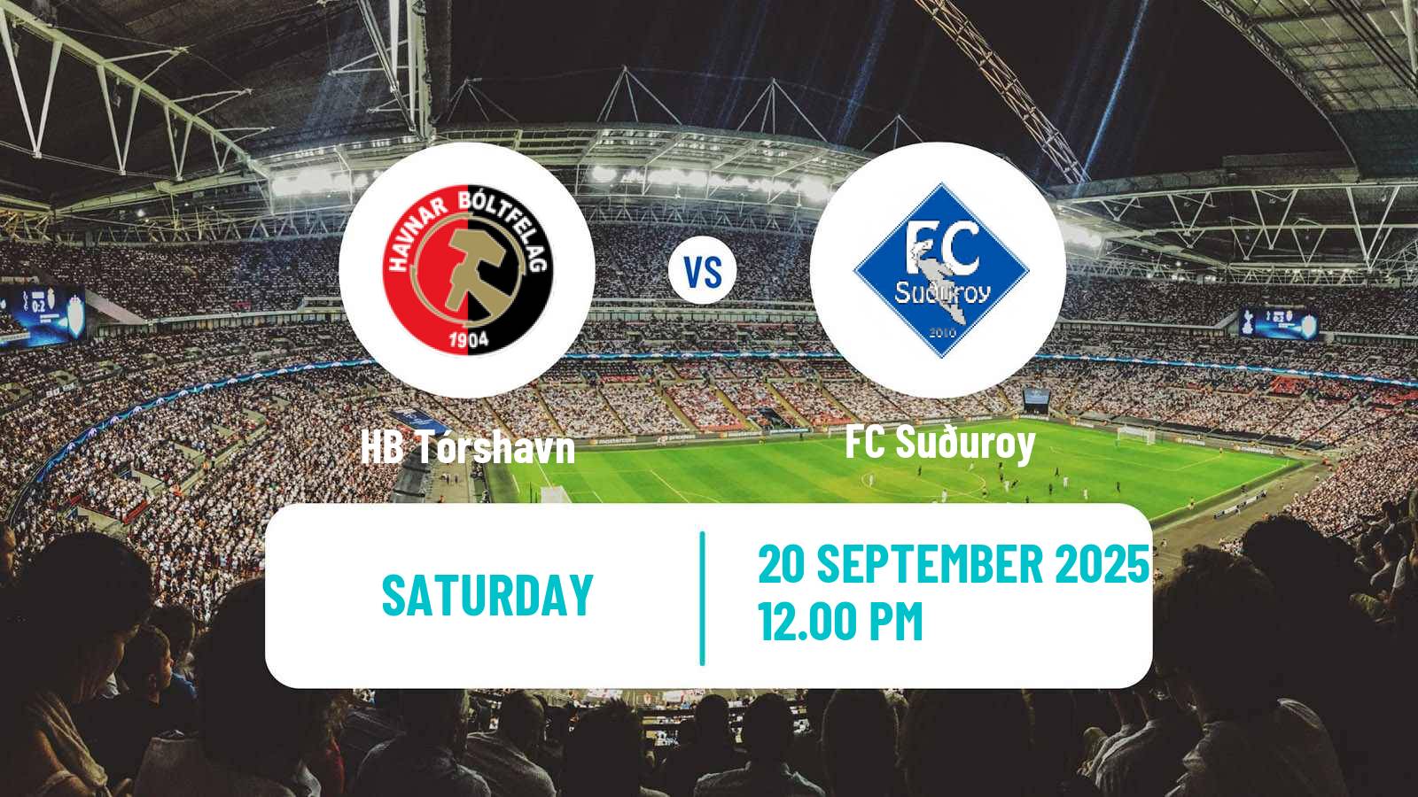 Football Faroe Islands Premier League HB Tórshavn - Suðuroy