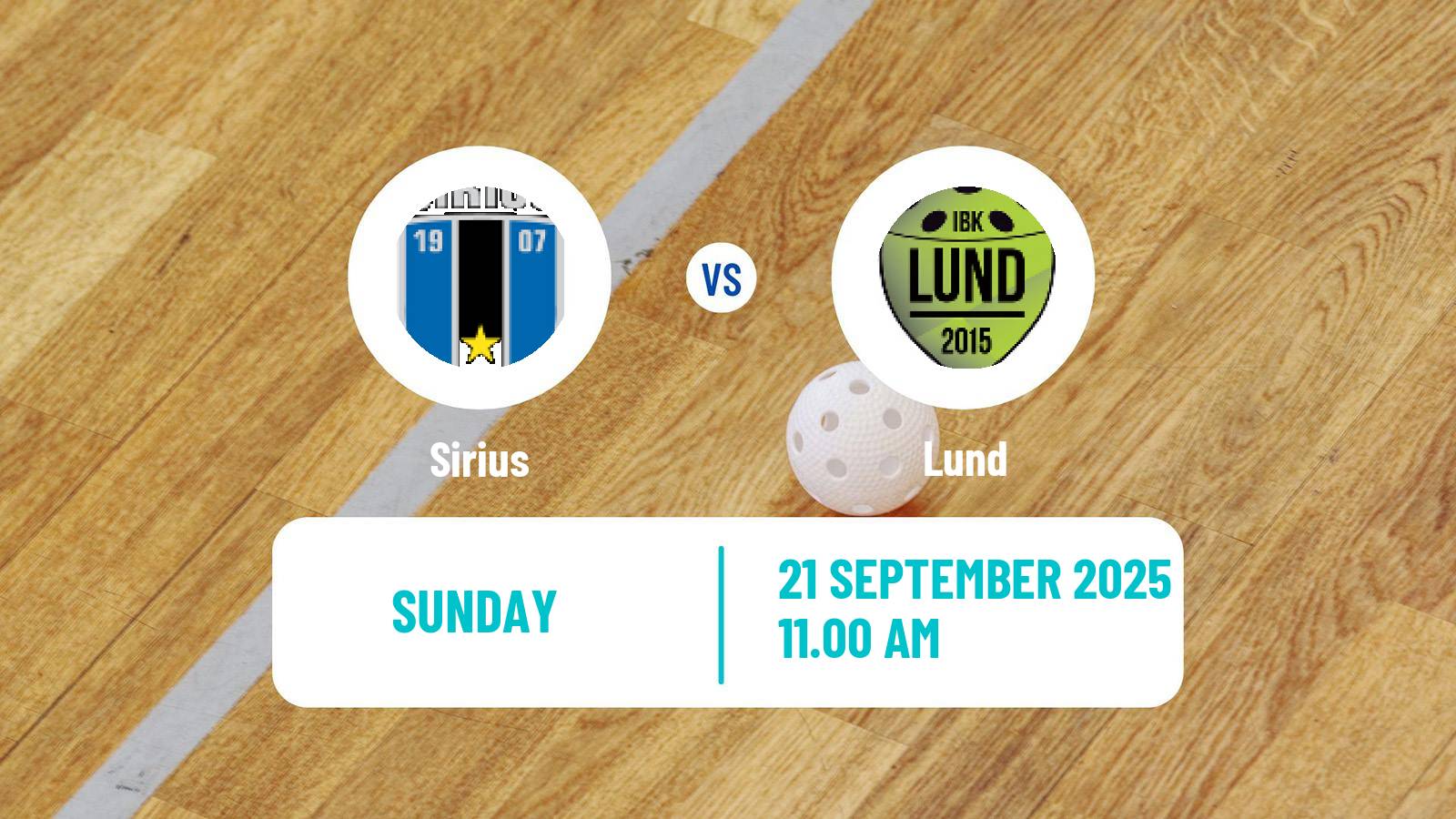 Floorball Swedish Allsvenskan Floorball Sirius - Lund