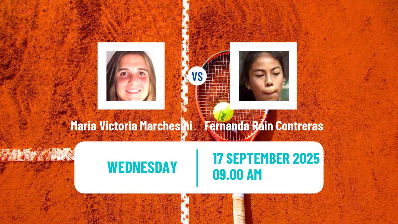 Tennis ITF W15 Lujan Women Maria Victoria Marchesini - Fernanda Rain Contreras