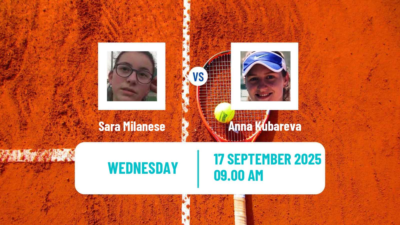 Tennis ITF W15 Hurghada 3 Women Sara Milanese - Anna Kubareva
