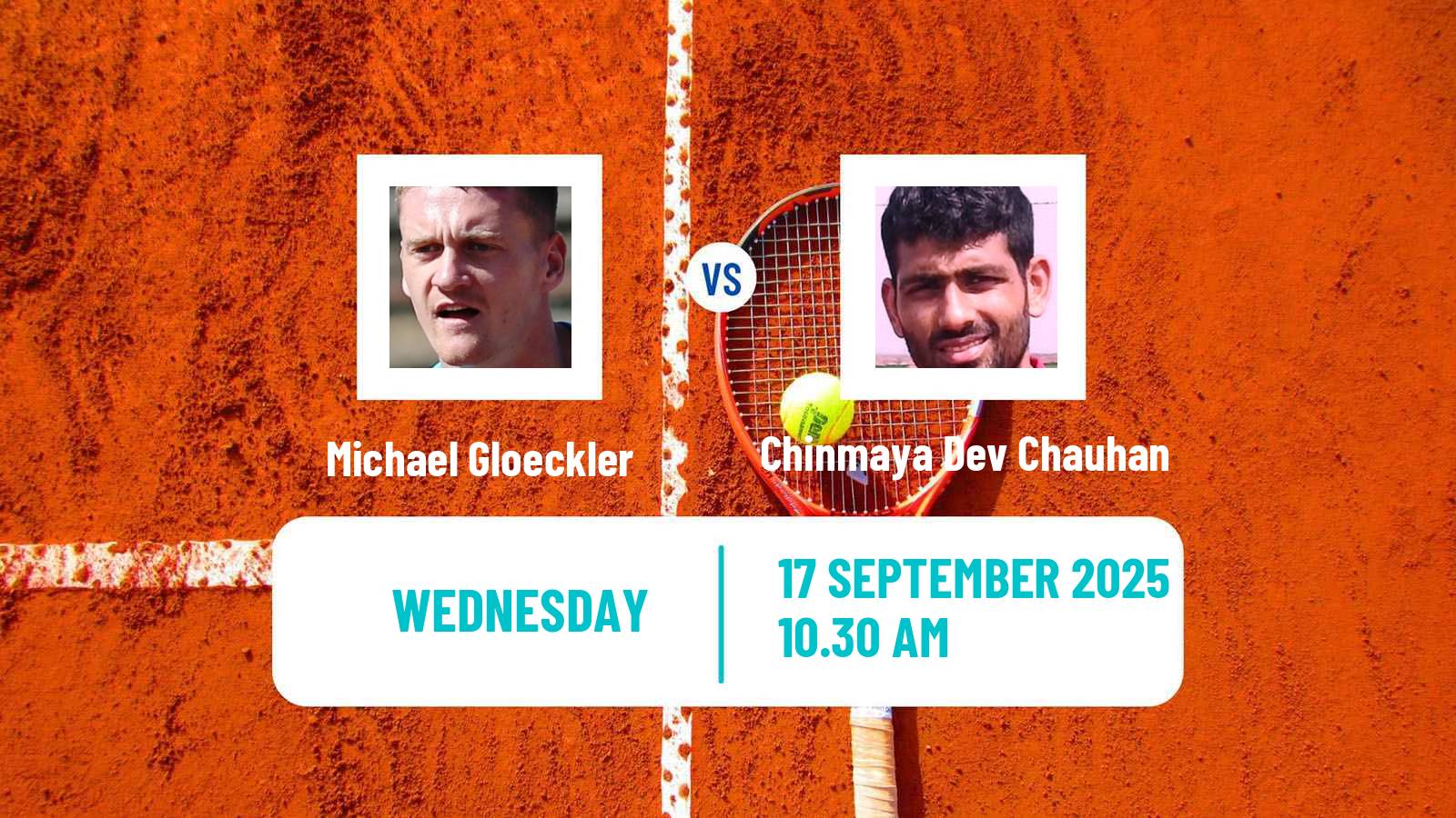 Tennis ITF M15 Hurghada 3 Men Michael Gloeckler - Chinmaya Dev Chauhan