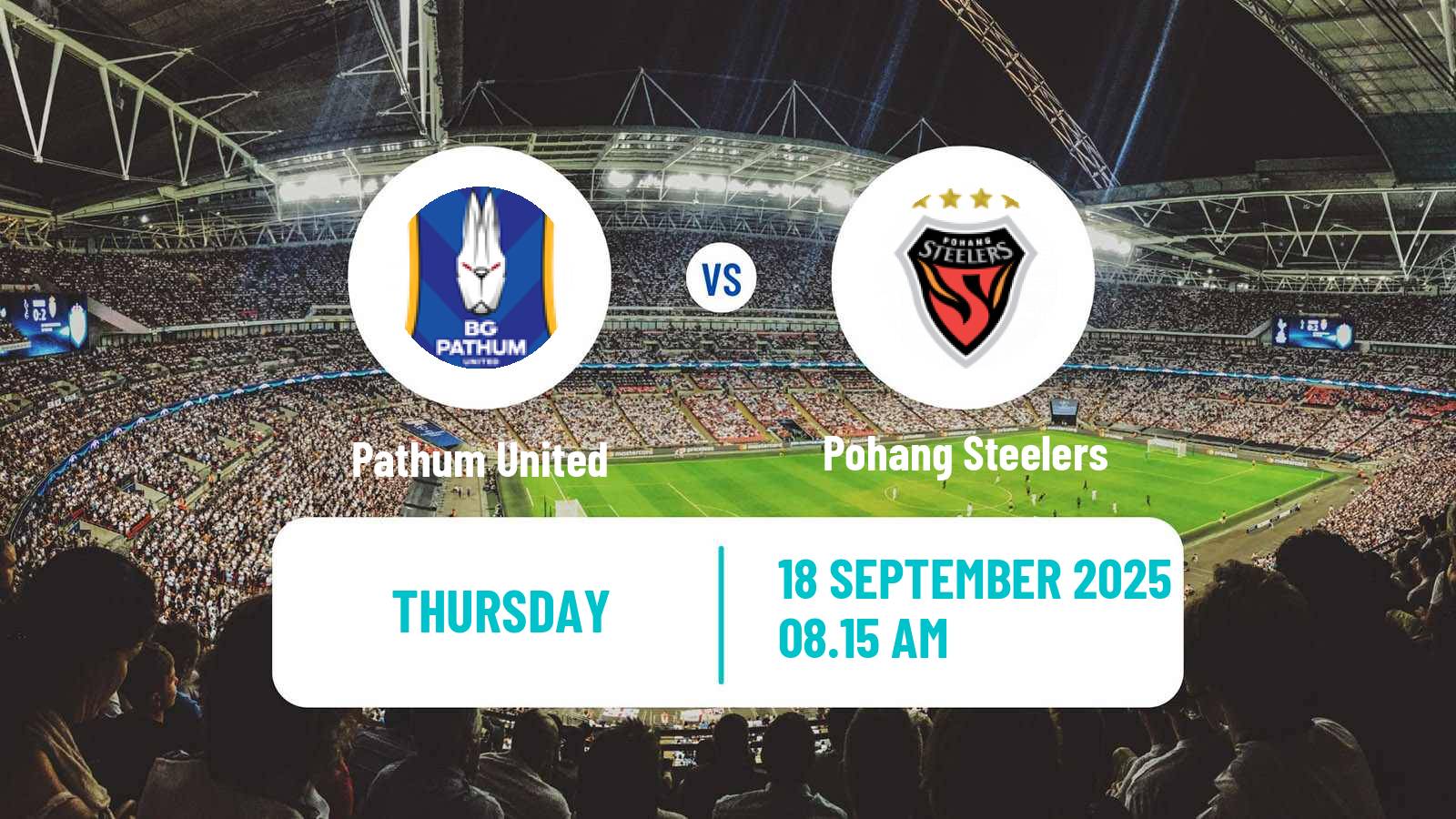 Football AFC Champions League 2 Pathum United - Pohang Steelers