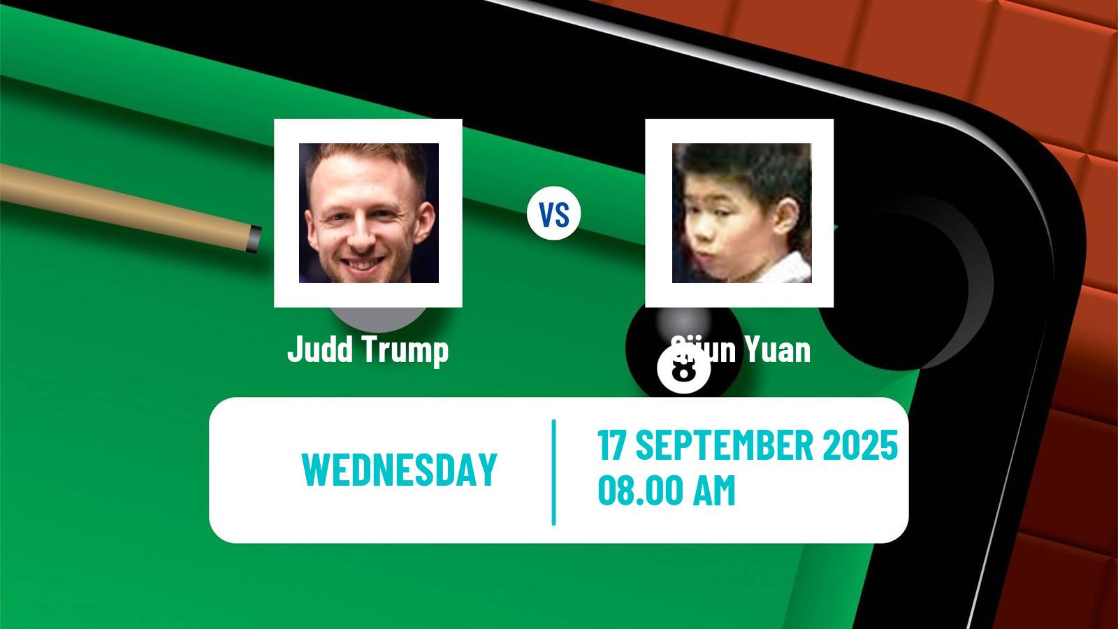 Snooker English Open Judd Trump - Sijun Yuan
