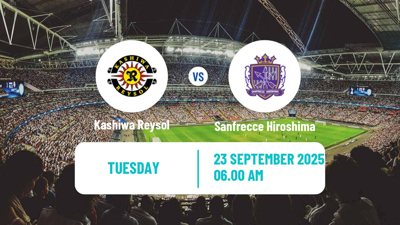 Football Japan J1 League Kashiwa Reysol - Sanfrecce Hiroshima