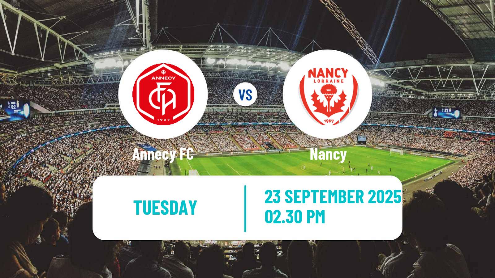 Football French Ligue 2 Annecy - Nancy