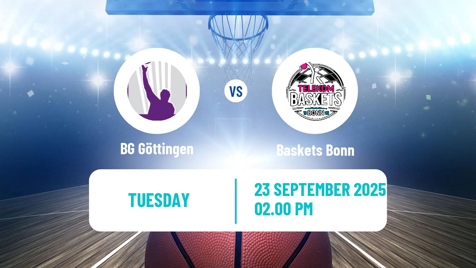 Basketball German Cup Basketball BG Göttingen - Baskets Bonn