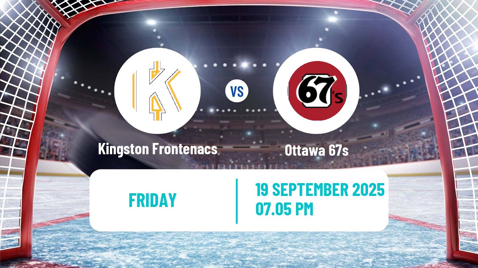 Hockey OHL Kingston Frontenacs - Ottawa 67s