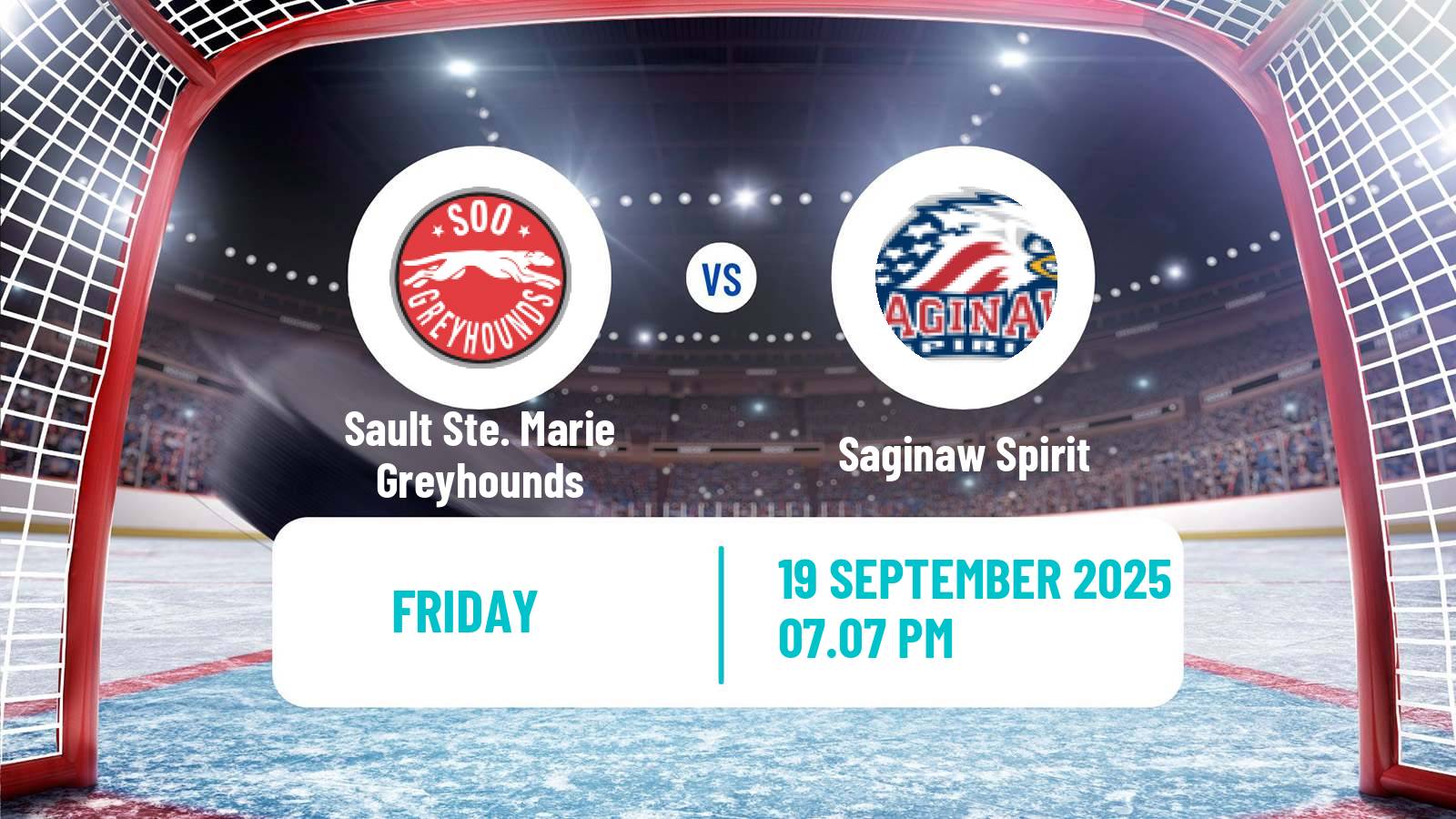 Hockey OHL Sault Ste. Marie Greyhounds - Saginaw Spirit