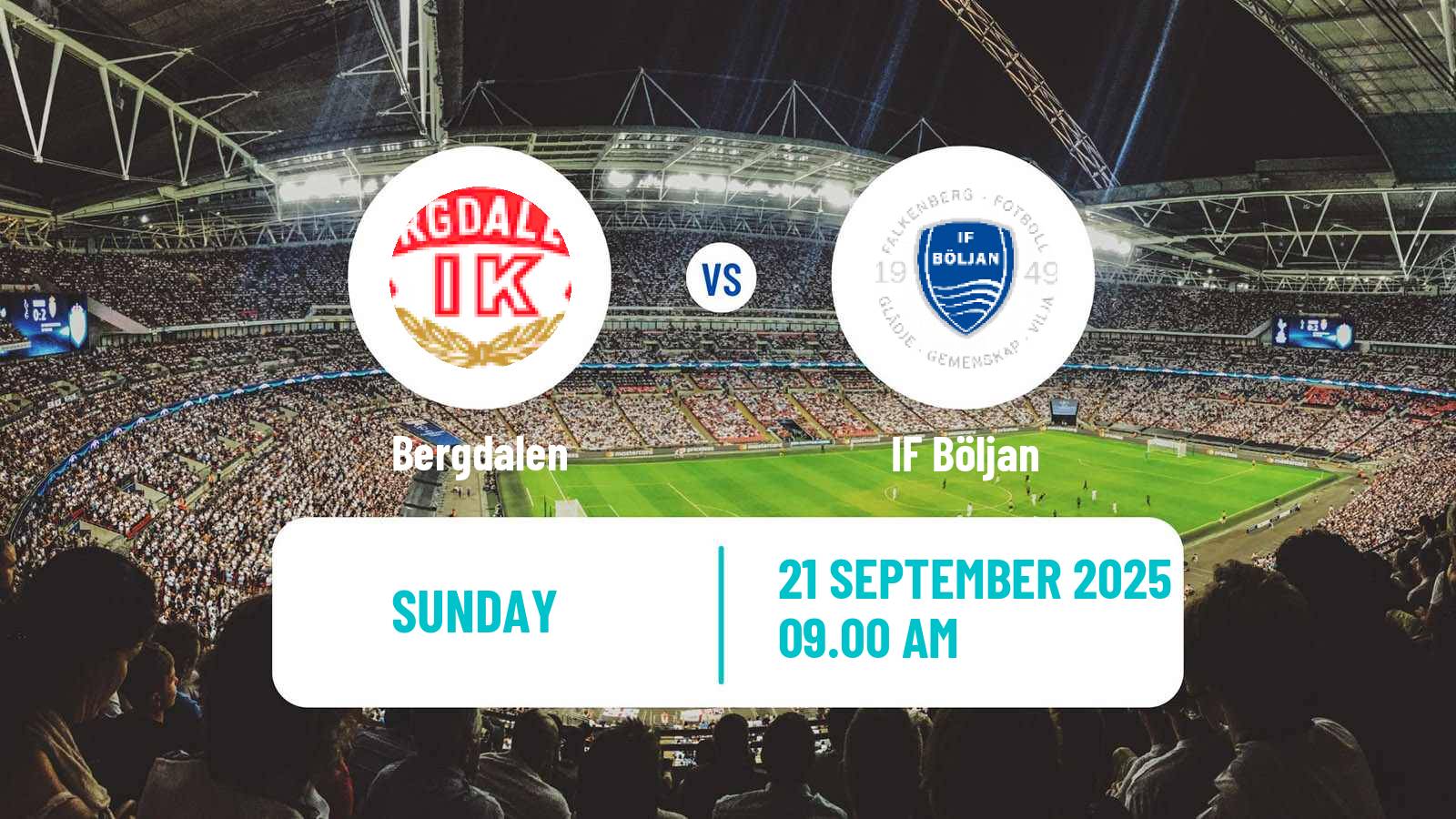 Football Swedish Division 2 - Västra Götaland Bergdalen - Böljan